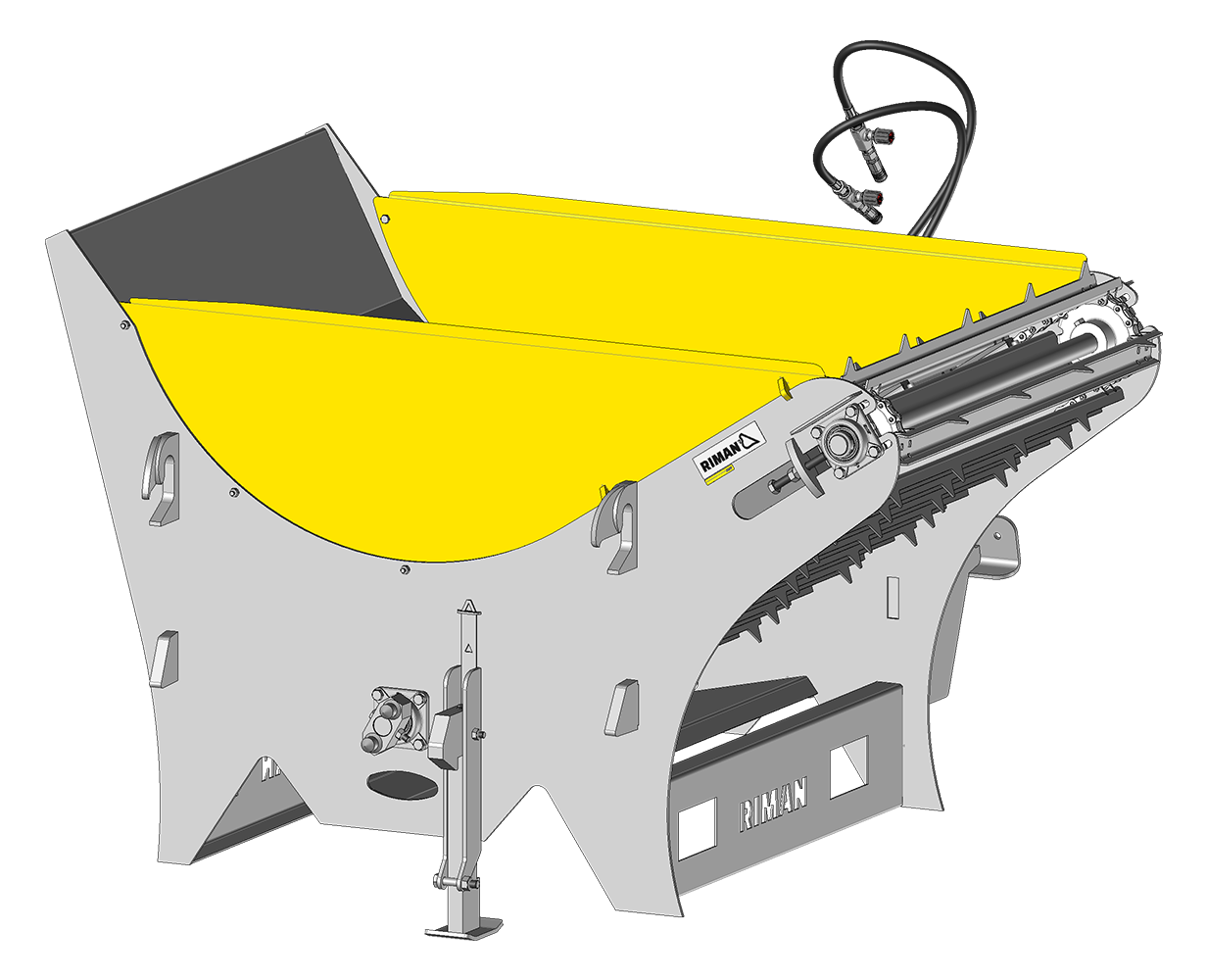 Dérouleuse de botte, option rehausses laterales