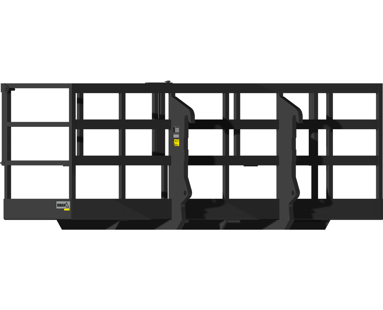 Panier à Matériaux, vue 3D de dos
