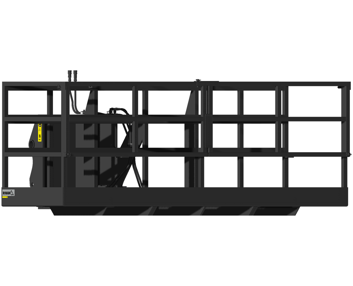 Panier à Matériaux, vue 3D de face