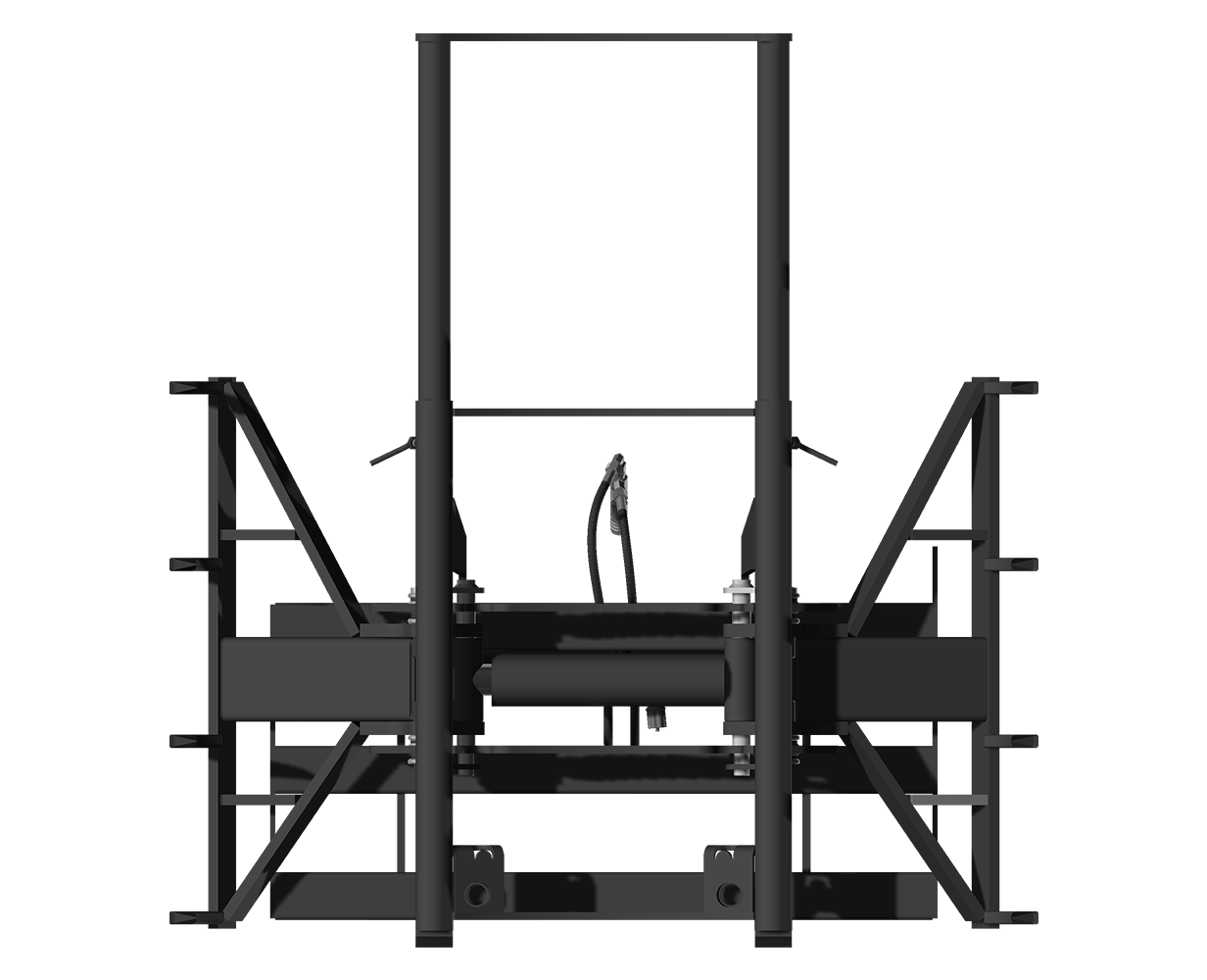 Pince à bottes renforcée, vue 3D de face, mâchoire ouverte