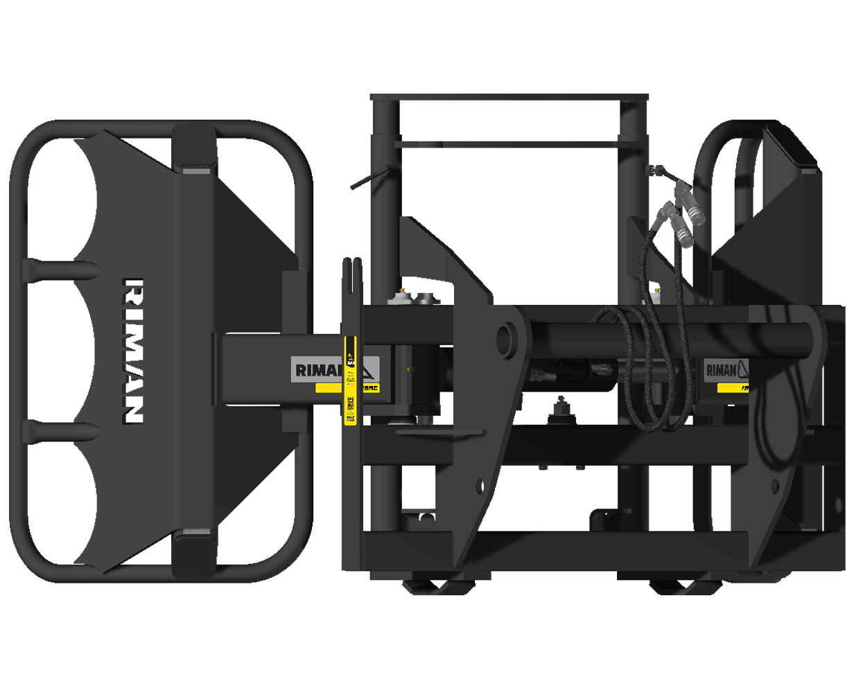 Pince à bottes enrubannées, vue 3D de dos