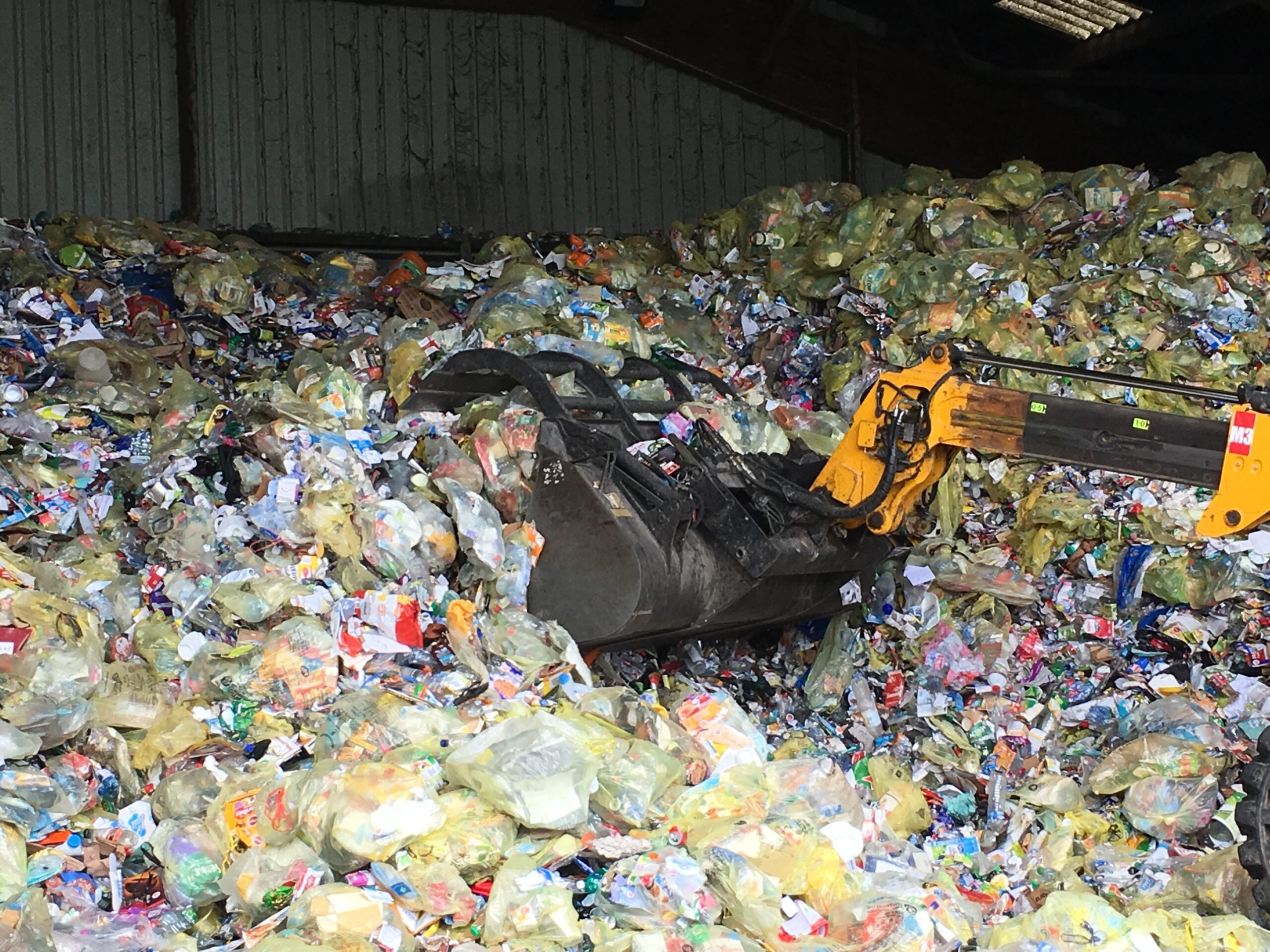 Godet multifonction spécial déchets