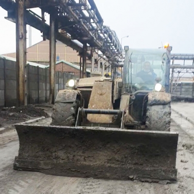 Photo sur le site Logways de la lame de nettoyage boues RIMAN