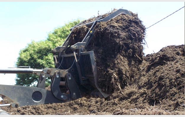 Fourche crocodile agricole riman sur chargeuse