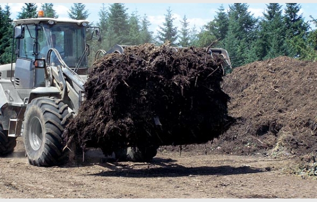 Fourche crocodile agricole riman sur chargeuse