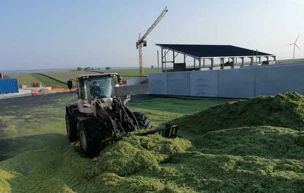 Fourche à herbe pour méthanisation riman