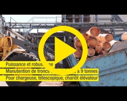 Manutention de bois en grumes - Industrie du bois - Thébault